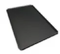 Plaque p�tisserie en t�flon 400x600mm perfor�e 4 bords 45� embouties �paisseur 1.5mm