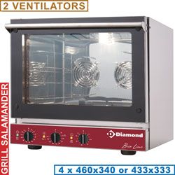 Four lectrique  convection avec grill 4 niveaux 460x340mm DIAMOND