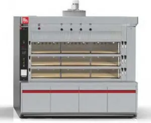 Four à sole 9 bouches 3 étages - 2450mm VAPOTECH REAL FORNI BT3c13.70