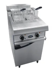 Friteuse professionnelle lectrique 2 x 8 Litres sur placard CAPIC profondeur 900mm W291231