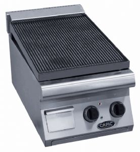 Plancha professionnelle lectrique rainure en fonte 1 zone CAPIC profondeur 700mm