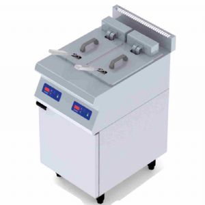 Friteuse professionnelle lectrique 2 x 8 Litres sur socle CAPIC profondeur 700mm