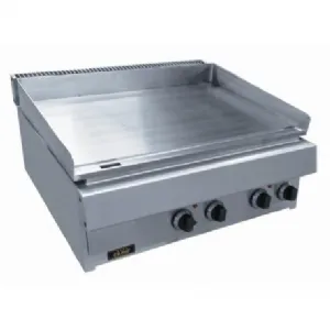 Plancha professionnelle lectrique lisse en inox 2 zones CAPIC profondeur 700mm W542916