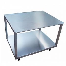 Pitement inox avec tagre basse largeur 400mm CAPIC profondeur 700mm