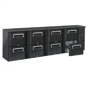 Arri�re-bar r�frig�r� 8 tiroirs CASSELIN CAB42T