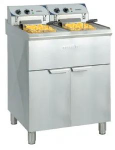 Friteuse professionnelle lectrique sur socle 2 x 10 Litres CASSELIN CFP102TC