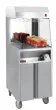 Poste de salage frites inox sur socle CASSELIN