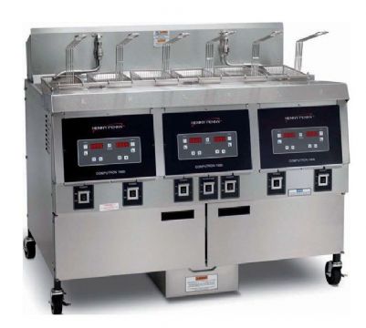 Friteuse professionnelle  haut-rendement gaz 3 cuves HENNY PENNY