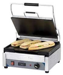 Appareil  paninis professionnel XL simple Lisse avec minuteur CASSELIN