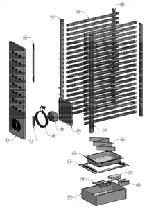 Pi�ces d�tach�es chariot maintien en temp�rature INFRICO CHMT_INFRICO