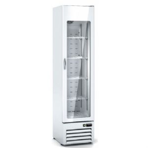 Armoire  boisson 1 porte vitre 200 Litres blanche DOCRILUC