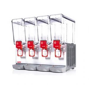 Distributeur de boisson fraîche 4 cuves de 12 litres UGOLINI Distributeur de boisson fraîche 4 cuves de 12 litres UGOLINI