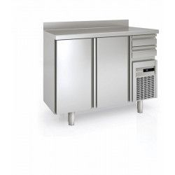 Arrire-bar rfrigr 2 portes pleines battantes et 2 tiroirs neutres CORECO