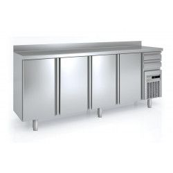 Arrire-bar rfrigr 4 portes pleines battantes et 2 tiroirs neutres CORECO