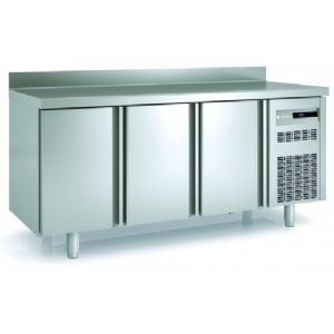 Table rfrigre ngative avec dosseret 3 portes profondeur 700 ngatif CORECO