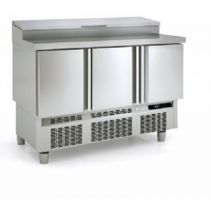 Saladette rfrigre 3 portes avec vitrine inox CORECO