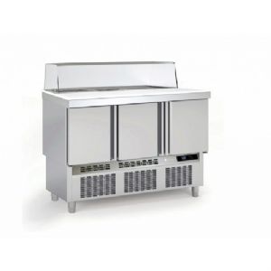 Saladette rfrigre 3 portes avec vitrine CORECO