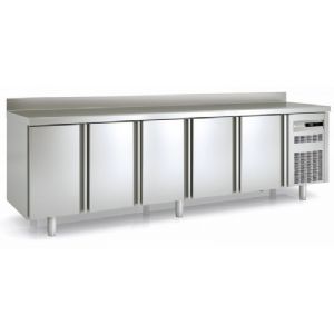 Table rfrigre avec dosseret 5 portes profondeur 700 positif CORECO