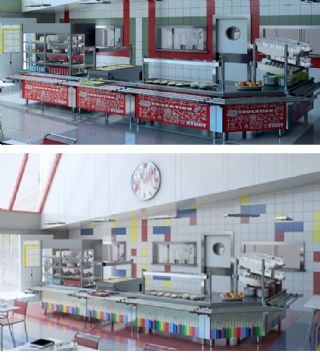 Self-service modulaire enfants ERATOS
