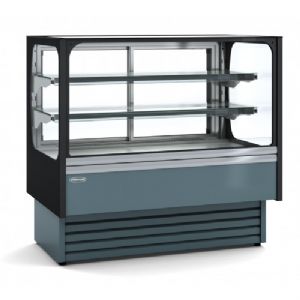 Vitrine rfrigre vitre droite longueur 1300mm 2 tagres DOCRILUC