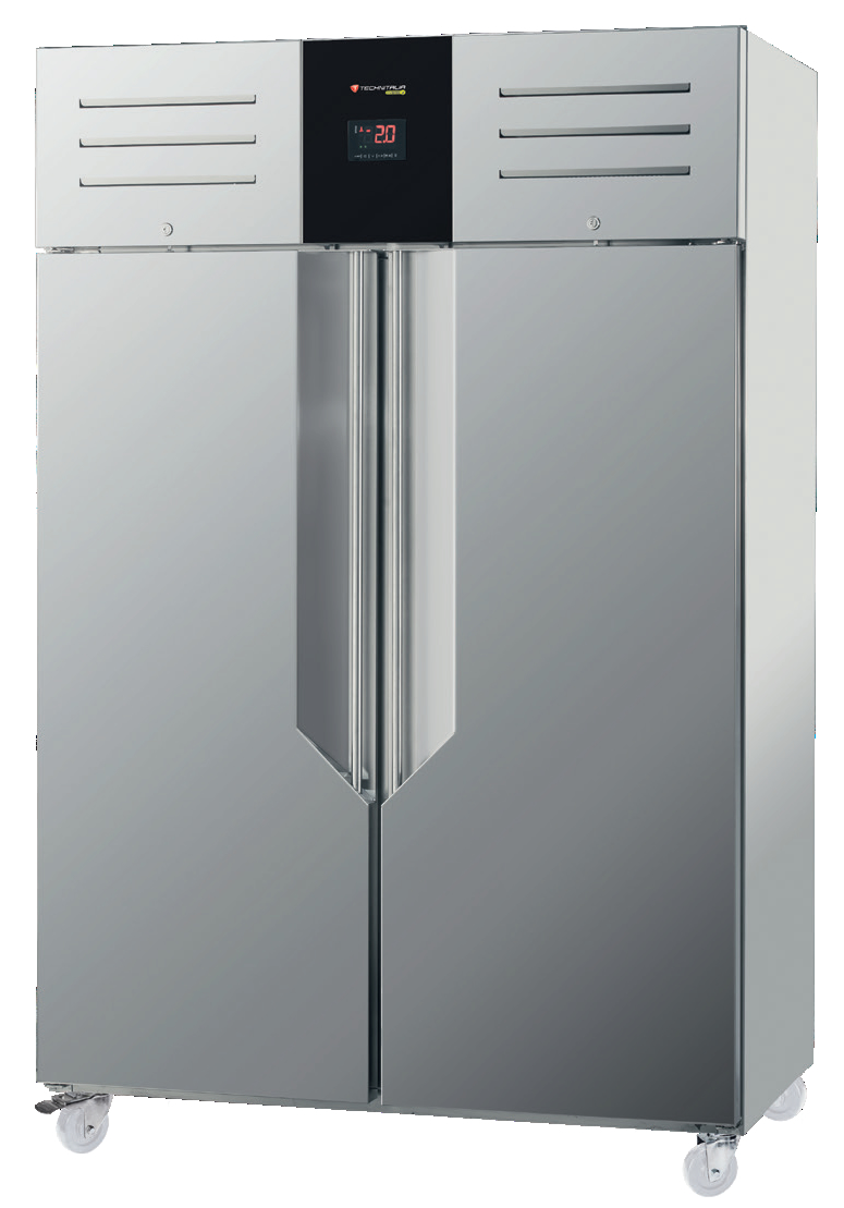 Armoire frigo inox de stockage 2 portes 1400 L