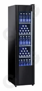 Armoire � boissons 1 porte vitr�e 300L compacte noire RC300BM