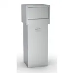 Poubelle snack inox 80 Litres COMBISTEEL