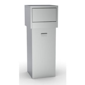 Poubelle snack inox 80 Litres COMBISTEEL