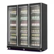 Armoire  boisson 3 portes vitres 1173 Litres noire COMBISTEEL