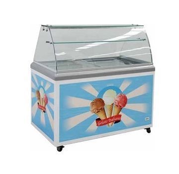 Vitrine réfrigérée à crème glacée 9 bacs Vitrine réfrigérée à crème glacée 9 bacs