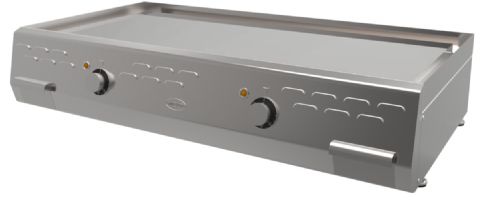 Plancha professionnelle lectrique lisse 2 zones MIRROR