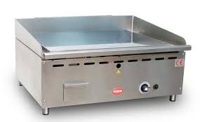 Plancha professionnelle gaz lisse 1 zone large MIRROR