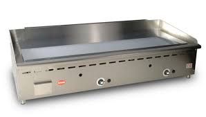 Plancha professionnelle gaz lisse 2 zones large MIRROR