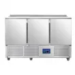 Saladette rfrigre 3 portes avec vitrine inox en stock CUISTANCE PS300_STOCK