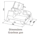 Trancheur  jambon diamtre 300mm par courroie DADAUX - GRAVINOX 300 GRAVINOX 300
