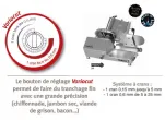 Trancheur  jambon diamtre 300mm  pignons DADAUX - MAJOR'SLICE 300 MAJOR SLICE 300