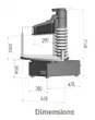 Trancheur  fromage  Guillotine   poser DADAUX - MINI COMTOISE MINI COMTOISE