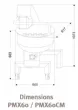 Mlangeur  viande cylindrique avec cuve motorise sur socle 35 kg DADAUX - PMX 60 CM PMX 60 CM