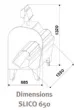 Trancheur  ctelettes hydraulique 160 coupes/min DADAUX - SLICO 650 ICNE E650