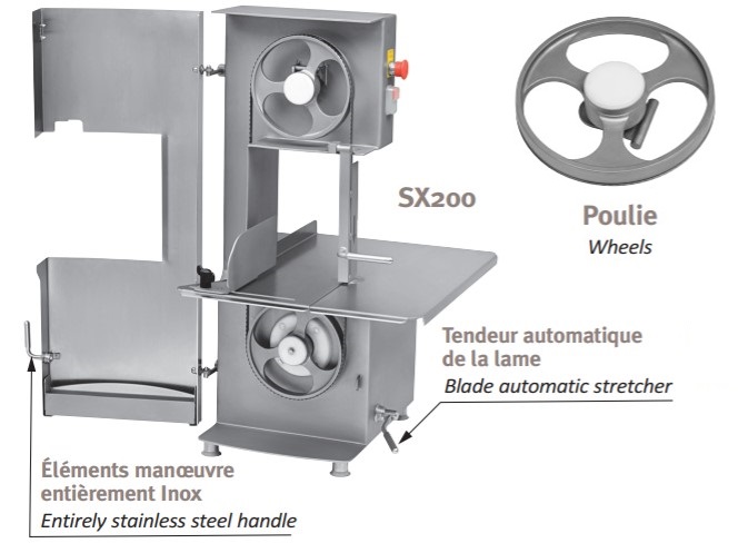 Boite de 5 Lames scie à os 1640x16mm pour scie DADAUX SX200