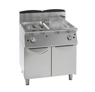 Friteuse professionnelle lectrique 2x17 Litres sur coffre GIORIK