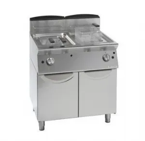 Friteuse professionnelle lectrique 2x17 Litres sur coffre GIORIK FE9217