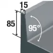 Table rfrigre adosse 2 portes profondeur 700 DIAMOND DT131/R2A DT131/P9A