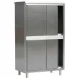 Armoire haute inox portes coulissantes - Longueur 1600mm DIAMOND - AR167V1/B