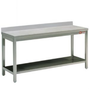 Table inox murale dmontable Largeur 700mm - Profondeur 700mm DIAMOND - TL771A/KD