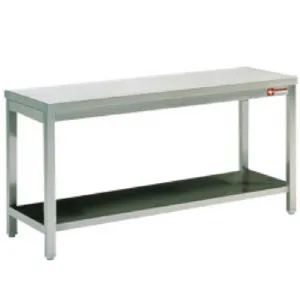 Table inox soude Largeur 2000mm - Profondeur 700mm DIAMOND - TL2071 TL2071