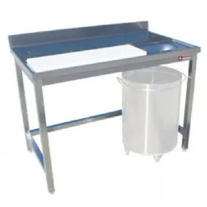 Table de prparation inox pour viande et poisson 1800x700mm DIAMOND - TPC1870A TPC1870A