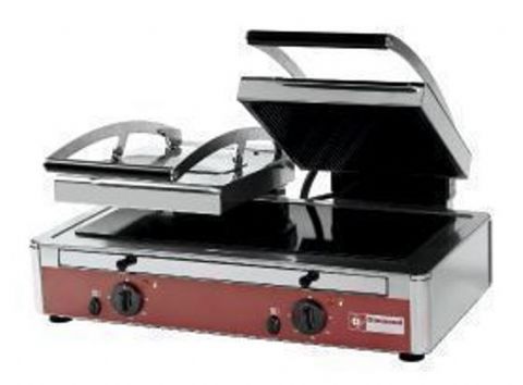Appareil  paninis professionnel vitrocramique double DIAMOND