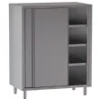 Armoire haute inox portes coulissantes - Longueur 1200mm DIAMOND
