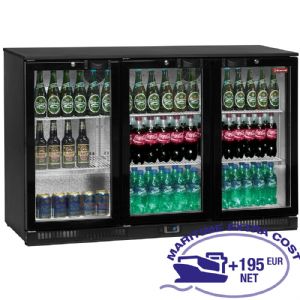 Arrire-bar 3 portes vitres battantes DIAMOND